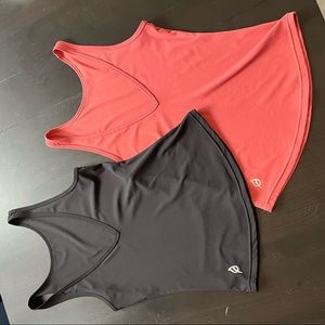 P’tula tanks, V line on back. Worn a few times, no longer on P’tula website